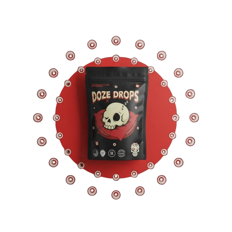 Doze Drops Full Spectrum CBD Sleep Gummies — Mountain Berry, 30 count bag